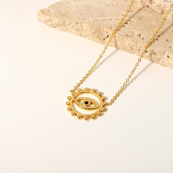 Noor Evil Eye Necklace - Picture 4 of 6